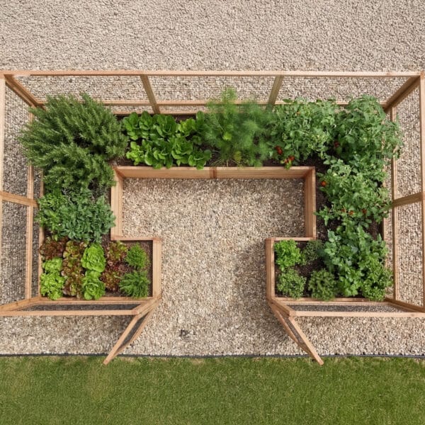 12x8 ft Raised Garden Bed Standard Kit Outdoor Living Today Western Red Cedar Raised Garden Bed Kit 14