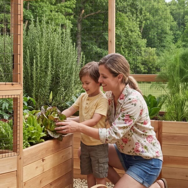 12x8 ft Raised Garden Bed Standard Kit Outdoor Living Today Western Red Cedar Raised Garden Bed Kit 17