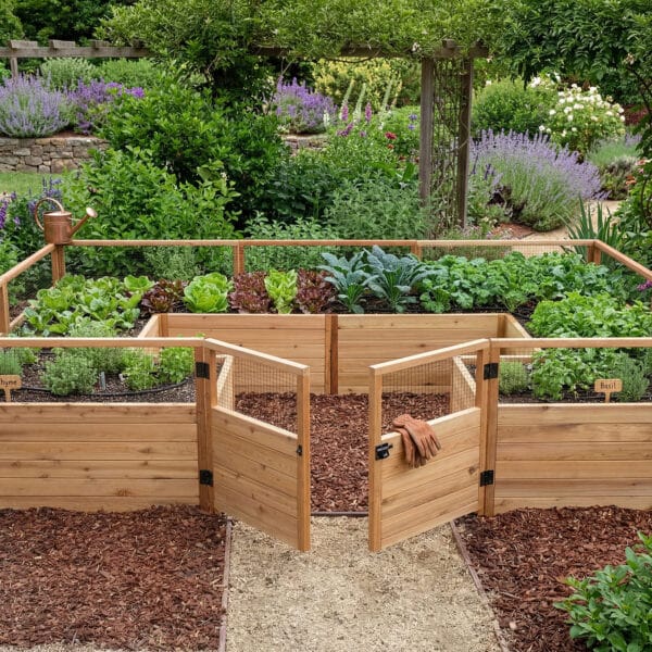 12x8 ft Raised Garden Bed Standard Kit Outdoor Living Today Western Red Cedar Raised Garden Bed Kit 5