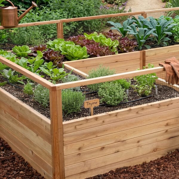 12x8 ft Raised Garden Bed Standard Kit Outdoor Living Today Western Red Cedar Raised Garden Bed Kit 7