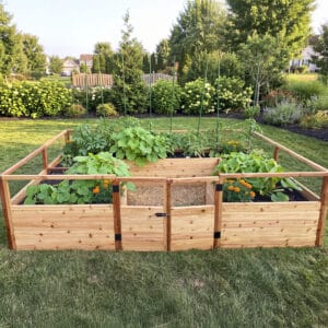 Raised Cedar Garden Bed | 12ft x 8ft