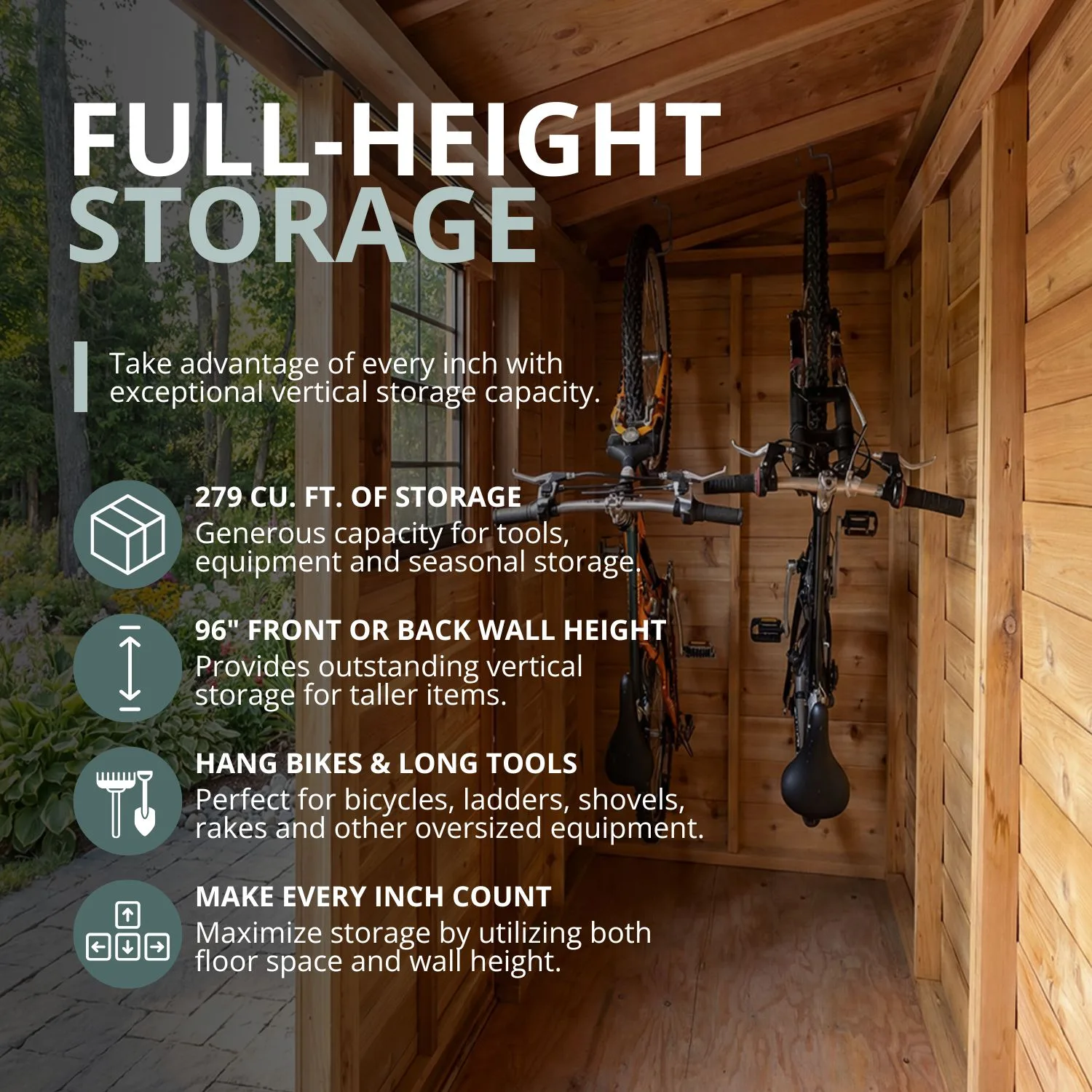 Lean to SpaceSaver Shed 12x4 | Outdoor Living Today