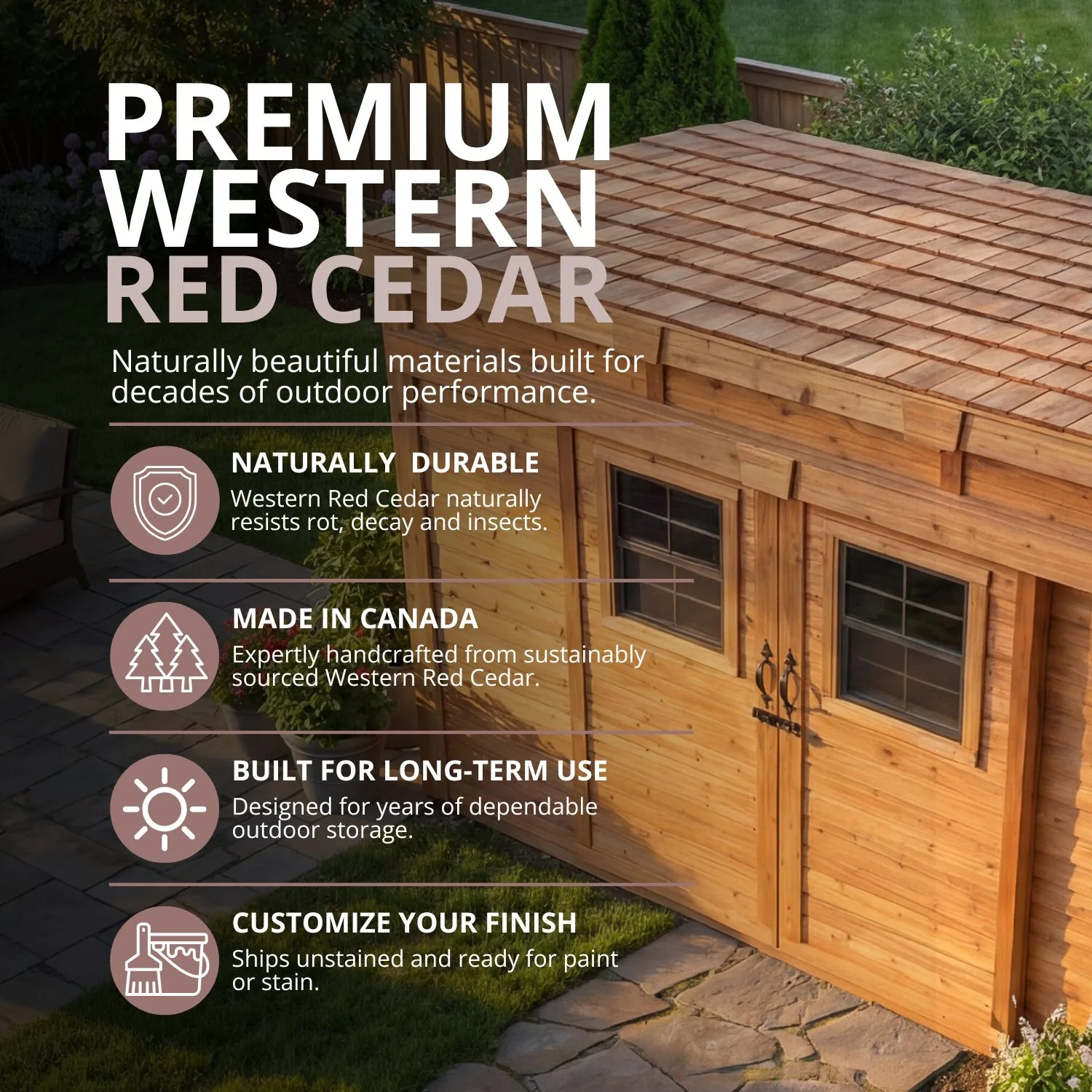 Lean to SpaceSaver Shed 12x4 | Outdoor Living Today