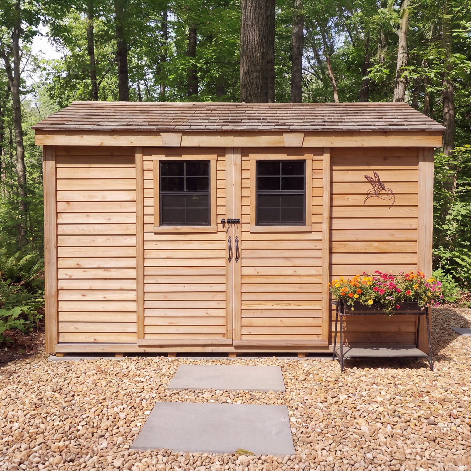 Lean to SpaceSaver Shed 12x4 | Outdoor Living Today