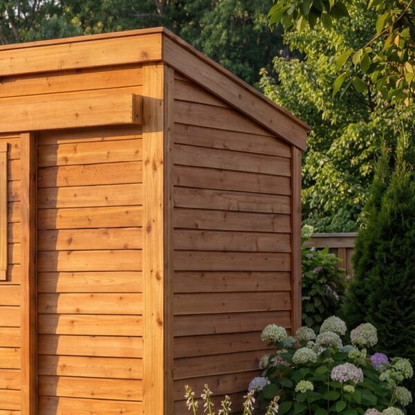 Gardensaver Lean to Shed with Sliding Door 12x4ft Shed Kit cedar roof Outdoor Living Today Back Sloping Roof Lean To Shed Western Red Cedar Kit 5