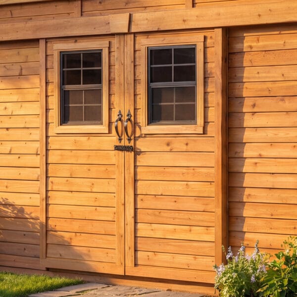Gardensaver Lean to Shed with Sliding Door 12x4ft Shed Kit cedar roof Outdoor Living Today Back Sloping Roof Lean To Shed Western Red Cedar Kit 6