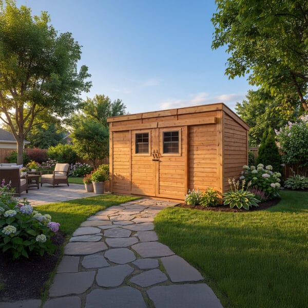 Gardensaver Lean to Shed with Sliding Door 12x4ft Shed Kit cedar roof Outdoor Living Today Back Sloping Roof Lean To Shed Western Red Cedar Kit