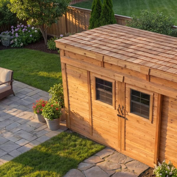 Gardensaver Lean to Shed with Sliding Door 12x4ft Shed Kit cedar roof Outdoor Living Today Back Sloping Roof Lean To Shed Western Red Cedar Kit 9