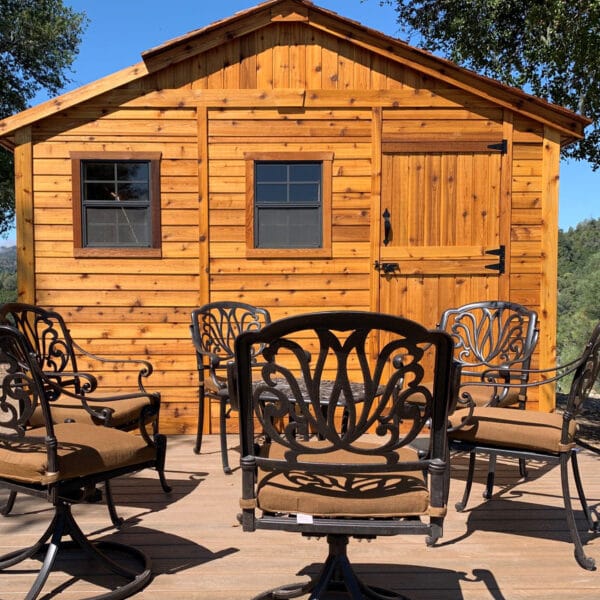 Sunshed 12x16 Garden shed Western Red Cedar cedar shed Outdoor Living Today 22