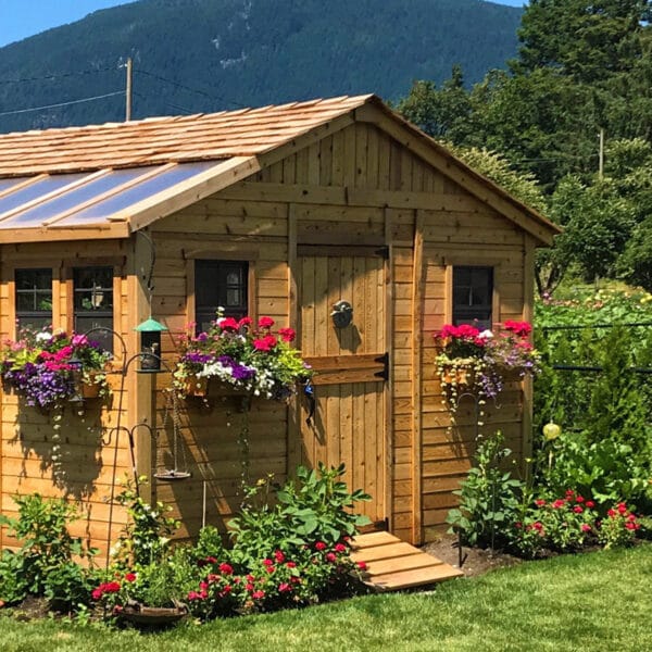 Sunshed 12x16 Garden shed Western Red Cedar cedar shed Outdoor Living Today 23