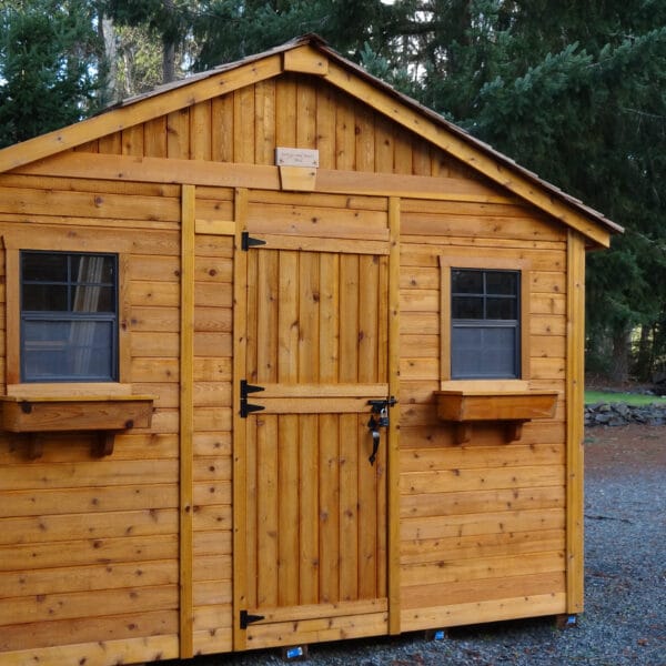 Sunshed 12x16 Garden shed Western Red Cedar cedar shed Outdoor Living Today 26