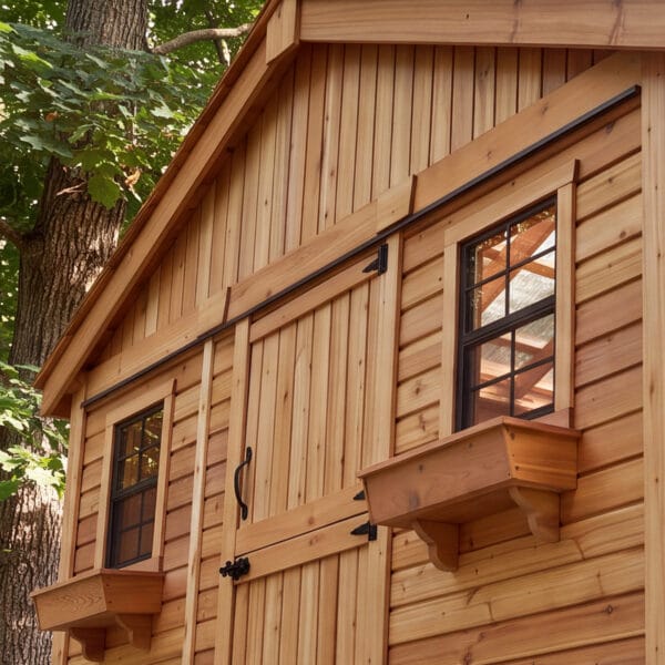 Sunshed 12x16 Garden shed Western Red Cedar cedar shed Outdoor Living Today 54
