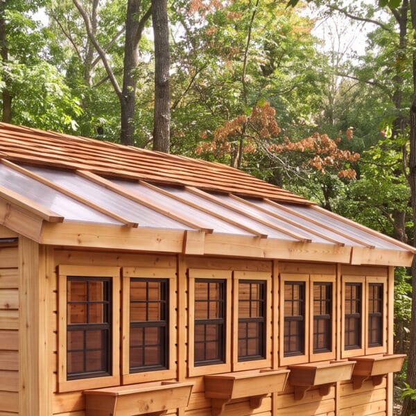 Sunshed 12x16 Garden shed Western Red Cedar cedar shed Outdoor Living Today 57
