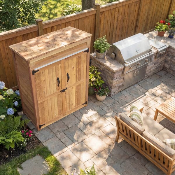 4x2 Garden Chalet Shed Garden shed Western Red Cedar cedar shed Outdoor Living Today 10