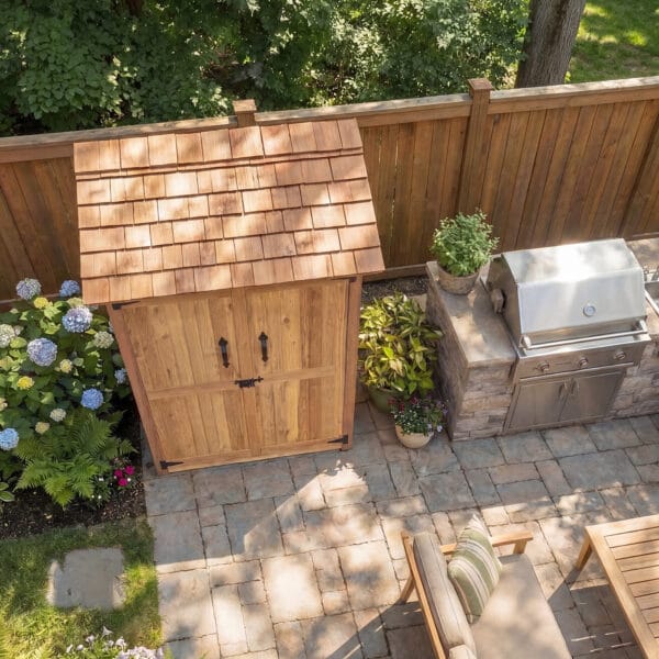 4x2 Garden Chalet Shed Garden shed Western Red Cedar cedar shed Outdoor Living Today 11