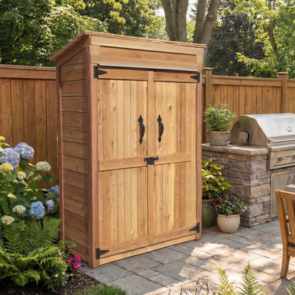 4x2 Garden Chalet Shed Garden shed Western Red Cedar cedar shed Outdoor Living Today 12