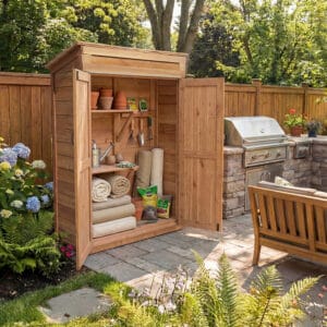 4x2 Garden Chalet Shed Garden shed Western Red Cedar cedar shed Outdoor Living Today 13