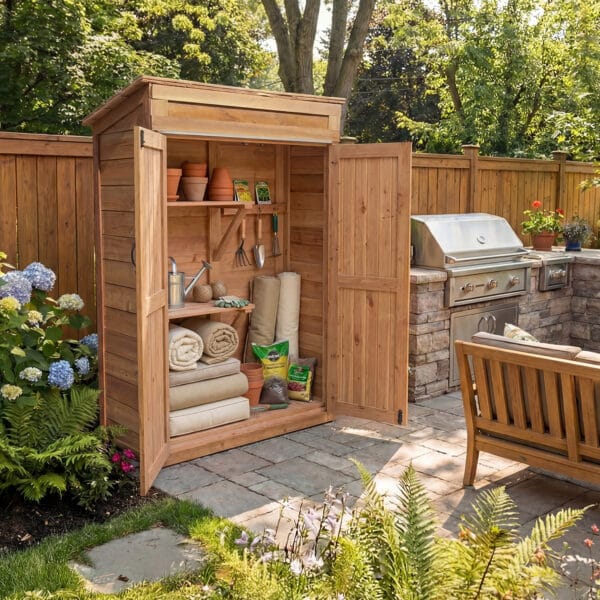 4x2 Garden Chalet Shed Garden shed Western Red Cedar cedar shed Outdoor Living Today 13