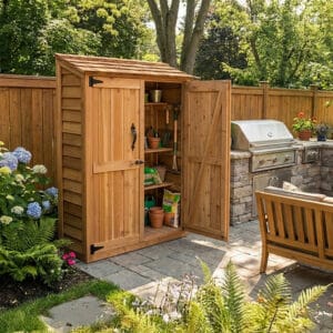 4x2 Garden Chalet Shed Garden shed Western Red Cedar cedar shed Outdoor Living Today 16