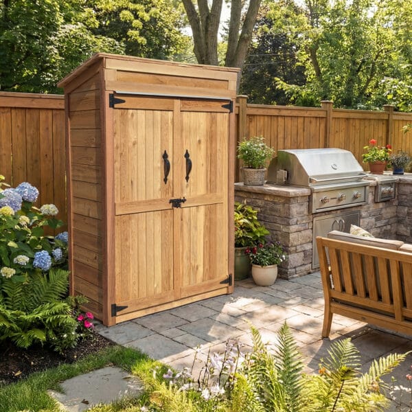 4x2 Garden Chalet Shed Garden shed Western Red Cedar cedar shed Outdoor Living Today 9