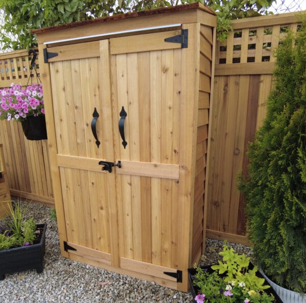 4×2 Western Red Cedar Garden Chalet – Beautiful Crafted Tool Shed 11 GC42 FJ 10