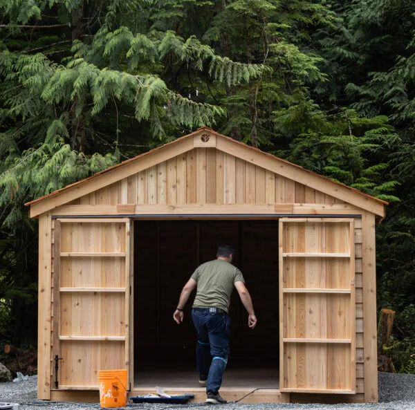 12x16 Space Master Double Door Barn Shed Western Red Cedar Shed Outdoor Living Today 7