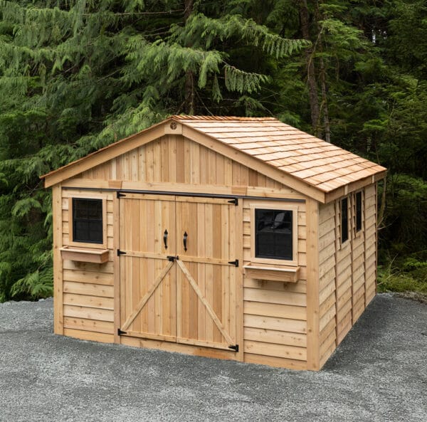 12×16 Western Red Cedar – SpaceMaster Shed – Double Door Storage & Workshop Kit 1 12x16 Space Master Double Door Barn Shed Western Red Cedar Shed Outdoor Living Today 9