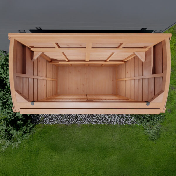 Oscar 6x3 Western Red Cedar 6x3 Garden Shed Cedar Outdoor Living Today 12 jpg