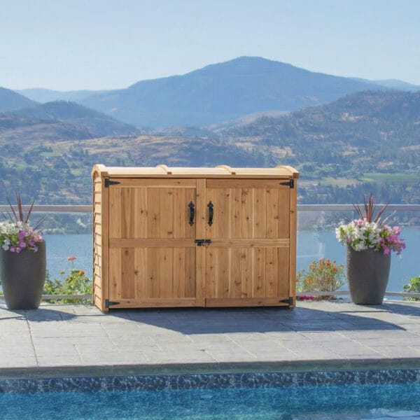 Oscar 6x3 Western Red Cedar 6x3 Garden Shed Cedar Outdoor Living Today 2 4