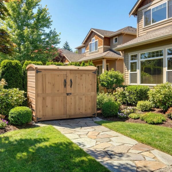 Oscar 6x3 Western Red Cedar 6x3 Garden Shed Cedar Outdoor Living Today TG 20jpg