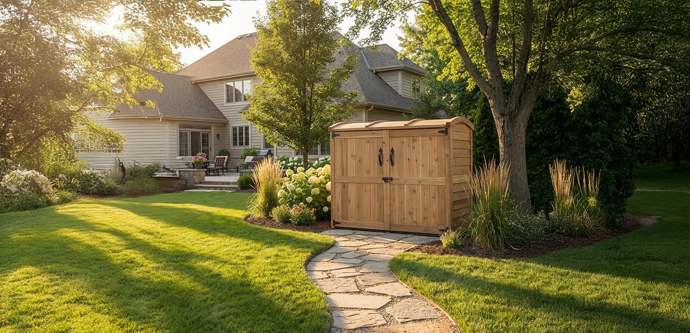 6×3 Western Red Cedar – Oscar Utility & Bike Storage