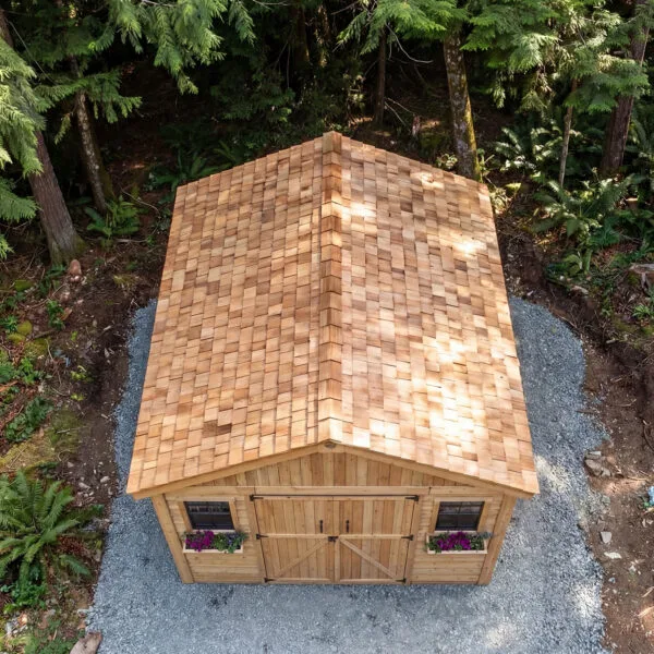 12x12 Space Master Shed Western Red Cedar Shed Outdoor Living Today 5