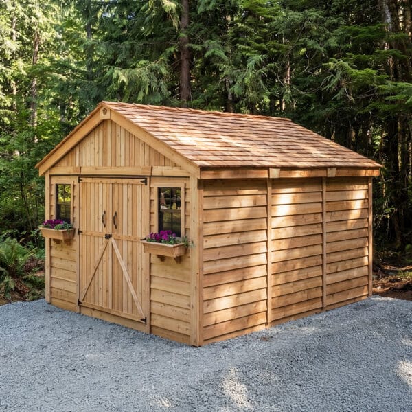 12×12 Western Red Cedar – SpaceMaster Shed – Double Door Storage & Workshop Kit 12 12x12 Space Master Shed Western Red Cedar Shed Outdoor Living Today 7