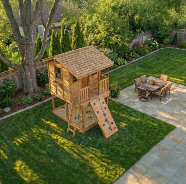 Cozy Cabin Playhouse & Sandbox | 7×9 10 Cozy Cabin Playhouse 9x7 Western Red Cedar Playhouse Outdoor Living Today Cedar Playhouse Kit 2