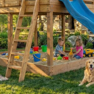 Cozy Cabin Playhouse 9x7 Western Red Cedar Playhouse Outdoor Living Today Cedar Playhouse Kit