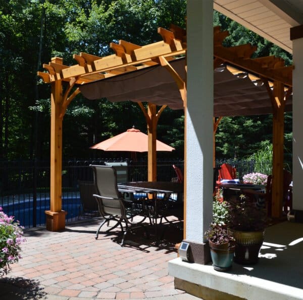 Premium Retractable Pergola Canopy Kit 14 1016 canopy 1
