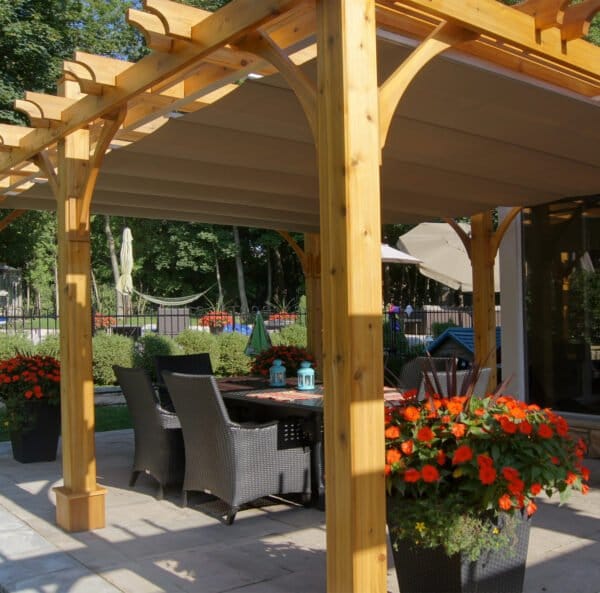 Premium Retractable Pergola Canopy Kit 17 1216 canopy 5