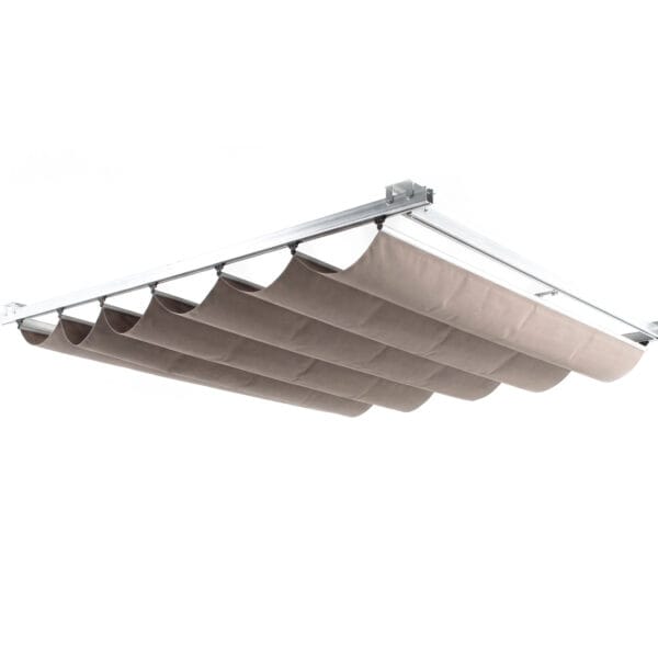 Premium Retractable Pergola Canopy Kit 8 Outdoor Living Today retractable canopy kit for western red cedar pergolas harbour time fabric patented design 6