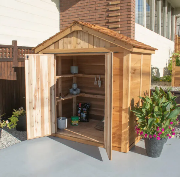 6x4 SpaceMaster Western Red Cedar Shed Outdoor Living Today 3