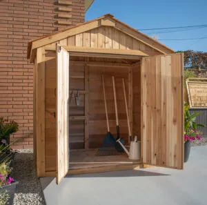 6x4 SpaceMaster Western Red Cedar Shed Outdoor Living Today 4 jpg