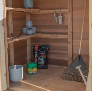 6x4 SpaceMaster Western Red Cedar Shed Outdoor Living Today 5