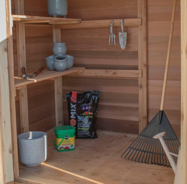 6x4 SpaceMaster Western Red Cedar Shed Outdoor Living Today 5