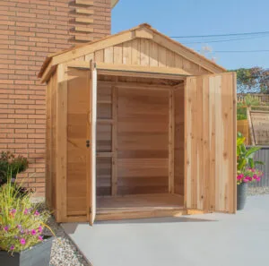6x4 SpaceMaster Western Red Cedar Shed Outdoor Living Today 7
