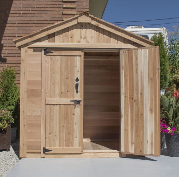 6×4 Western Red Cedar – SpaceMaster Shed – Double Door Storage Kit 2 SM64 6