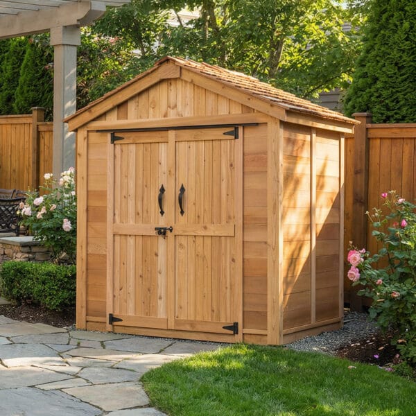 Spacemaster 6x4 Garden shed Western Red Cedar cedar shed Outdoor Living Today 20