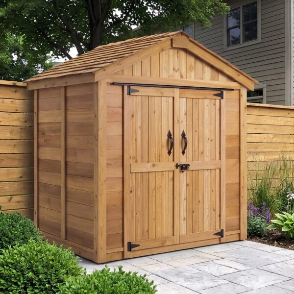 6×4 Western Red Cedar SpaceMaster Shed | Timeless Storage Kit 1 6x4 SpaceMaster Western Red Cedar Garden Shed