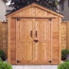 6x4 SpaceMaster Western Red Cedar Garden Shed