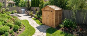 Spacemaster 6x4 Garden shed Western Red Cedar cedar shed Outdoor Living Today banner 8
