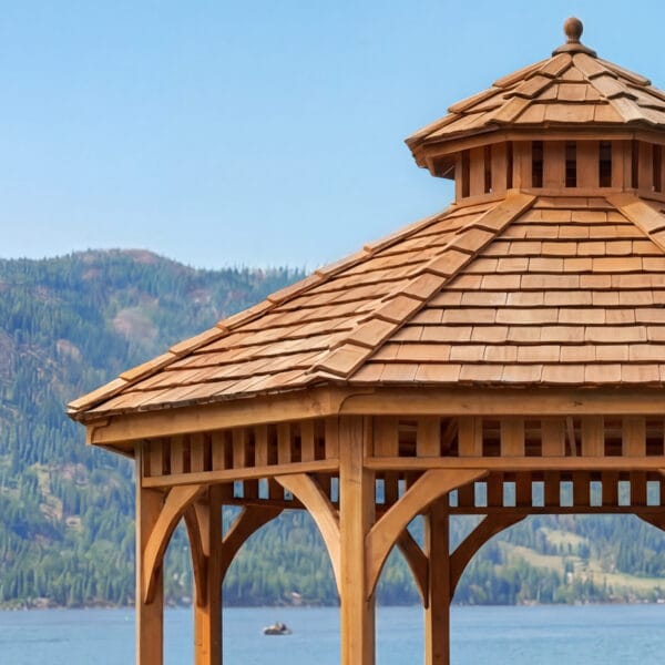 Bayside Gazebo Kit 10ft Western Red Cedar Kit Outdoor Living Today Cedar Gazebo Kit 5