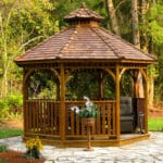 Western Red Cedar Gazebo Outdoor Living Today 3